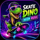 Skate Dino: Neon Rush APK