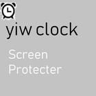 Screen Protecer with Clock icon