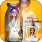 PIP Magic Selfie Camera App أيقونة