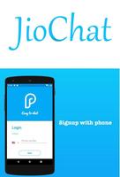 New JioChat: HD Video Call Affiche