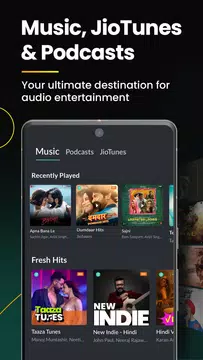 Screenshot 1 for JioSaavn - Music & Podcasts