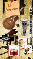 Instruments de musique Affiche