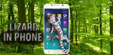 Lizard  on phone  prank