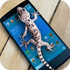 Lizard  on phone  prank иконка