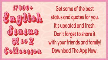 Poster English Status