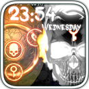 GO Locker FireSkull Free Gray APK