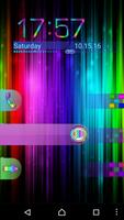 Neon Rainbow Go Locker theme 포스터