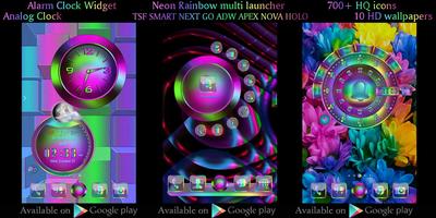 Neon Rainbow Go Locker theme 스크린샷 2