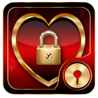 Hearts Love Go Locker theme icône