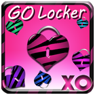 Pink Zebra Theme 4 GO Locker 圖標