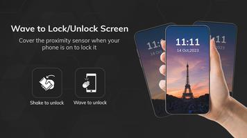 Wave to Lock/Unlock Screen Affiche