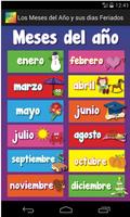 Los Meses del Año y sus días Feriados poster