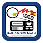 Radio maxima madrid 104.3 fm icône