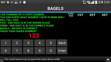 BAGELS GAME capture d'écran 1