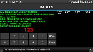 BAGELS GAME screenshot 1