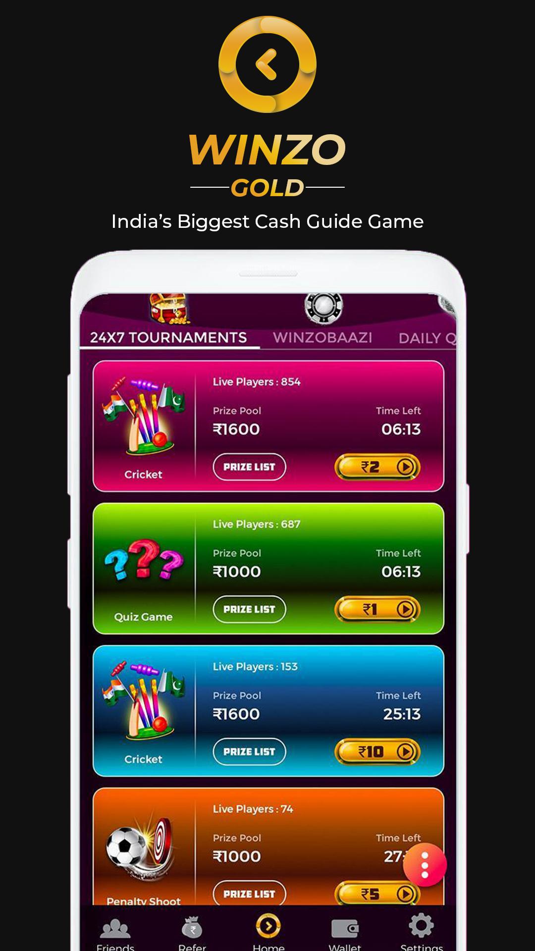 Winzo Gold Earning App Winzo Gold Earning App