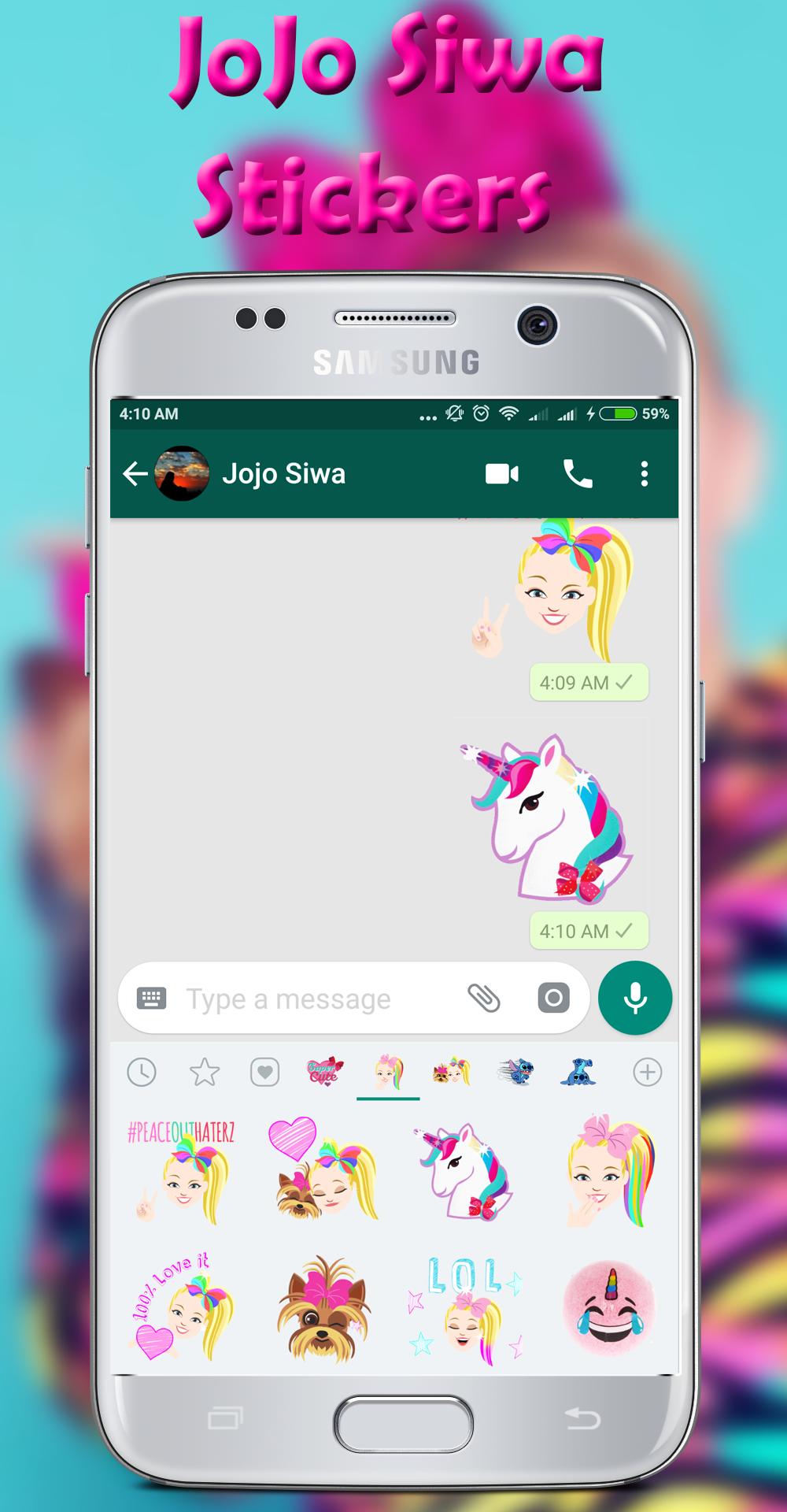 Jojo Siwa Stickers For Whatsapp Wastickerapps For Android Apk