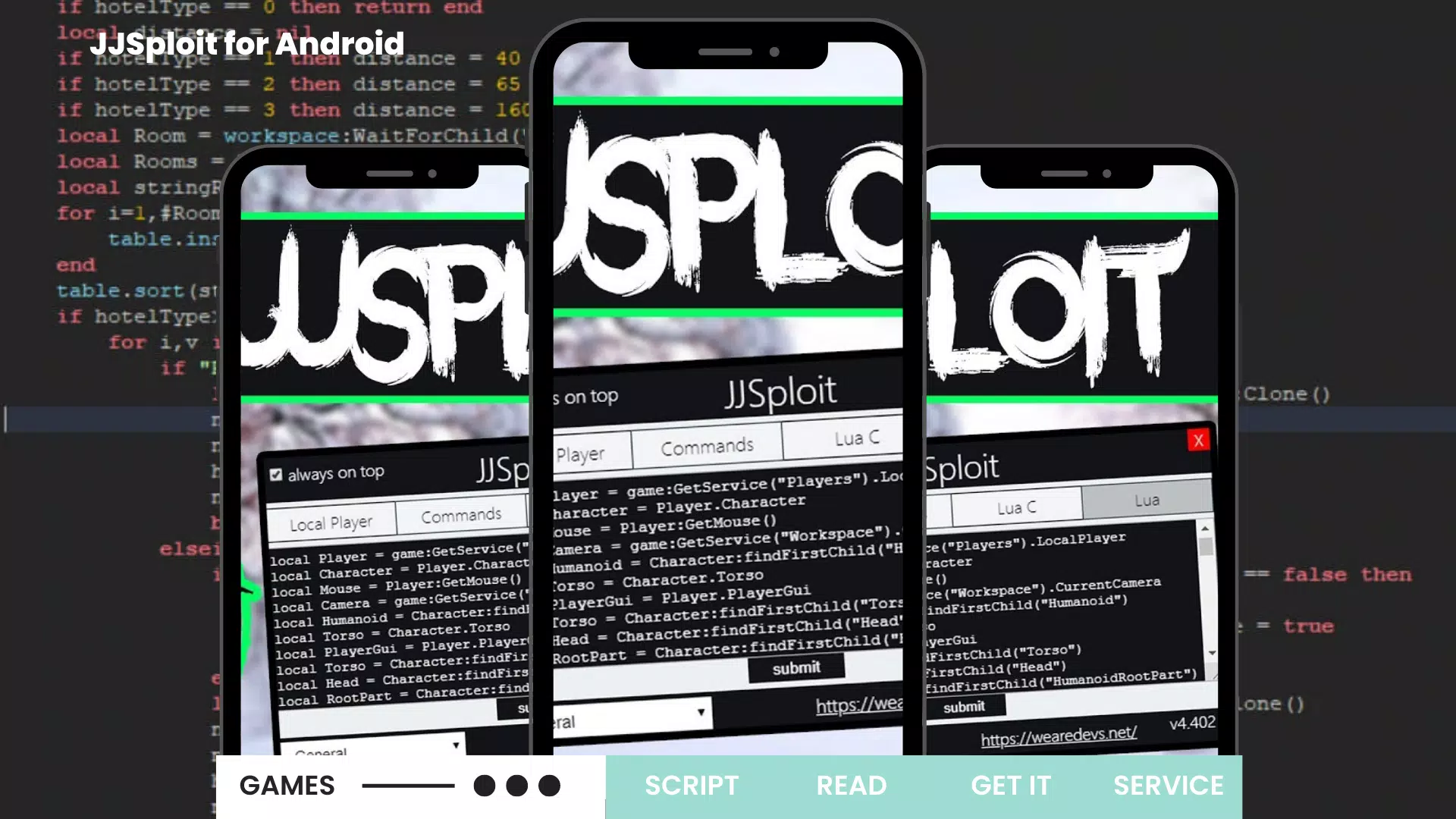 JJsploit - full reference APK for Android Download