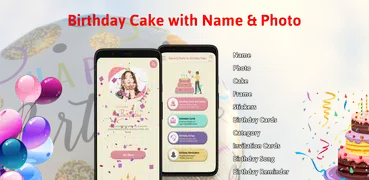 Birthday Cake Photo Card Maker