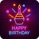 Birthday Cake Photo Card Maker biểu tượng