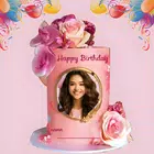 Birthday Cake with Name Photo