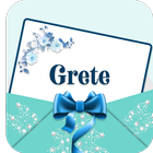 Grete Carte de vœux icône