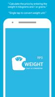 پوستر Digital scale to weight grams