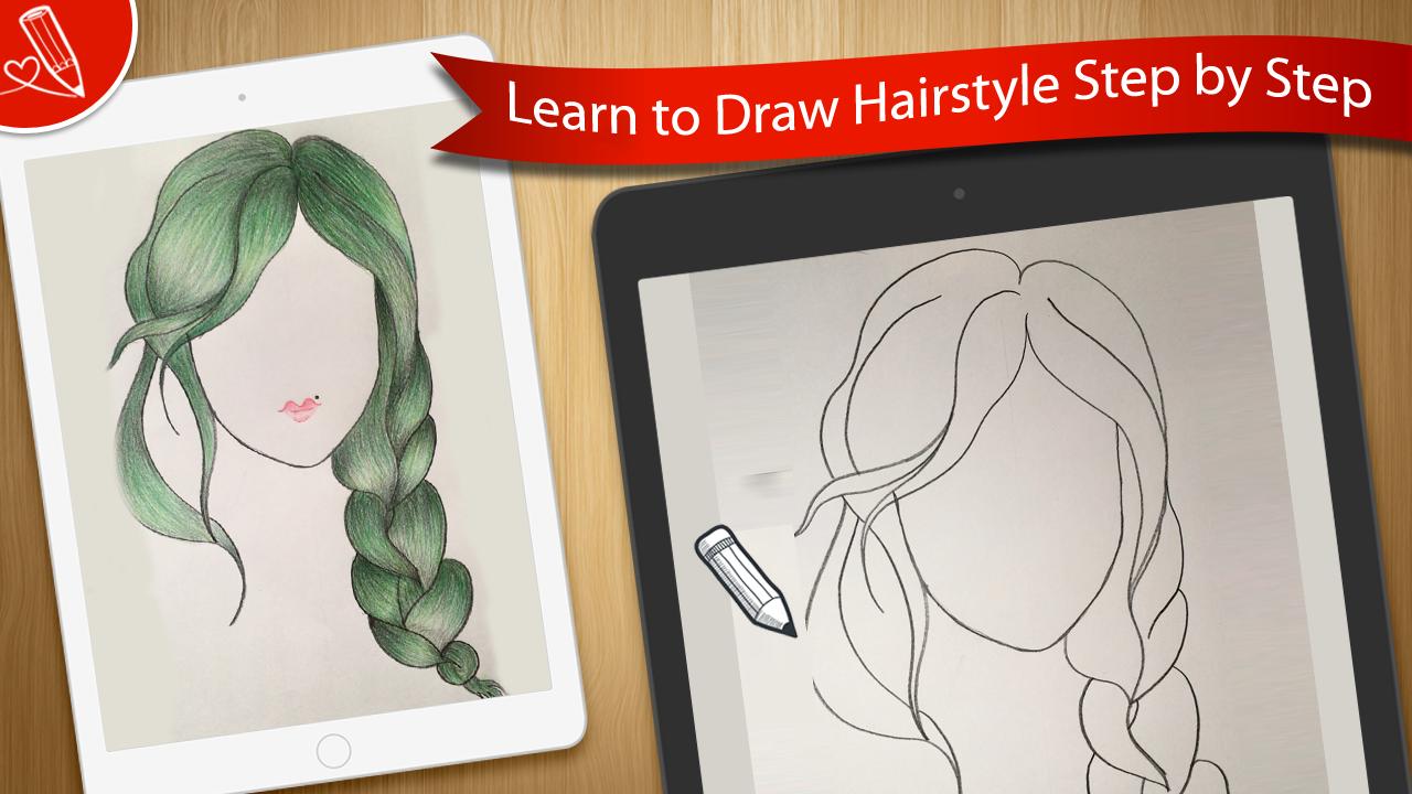Descarga de APK de Hairstyles Sketch : Learn to Draw Hairstyles para