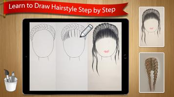 Hairstyles Sketch : Learn to D Screenshot 2