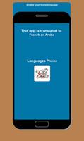 Langues Phone Poster