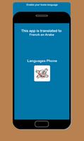 Langues Phone Affiche