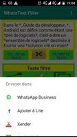 WhatsText Filter capture d'écran 1