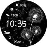 JK_06 [WatchFace] 3D Dandelion