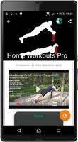 Home Workouts Fitness Trainer capture d'écran 2