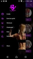 Gym Fitness & Workout Women: P poster