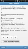 Base SAS Practice Exam Pro screenshot 1