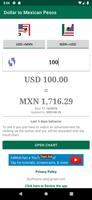 Dollar to Mexican Pesos تصوير الشاشة 1