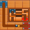 maze ball rolling fun
