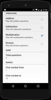 برنامه‌نما Math+Test عکس از صفحه