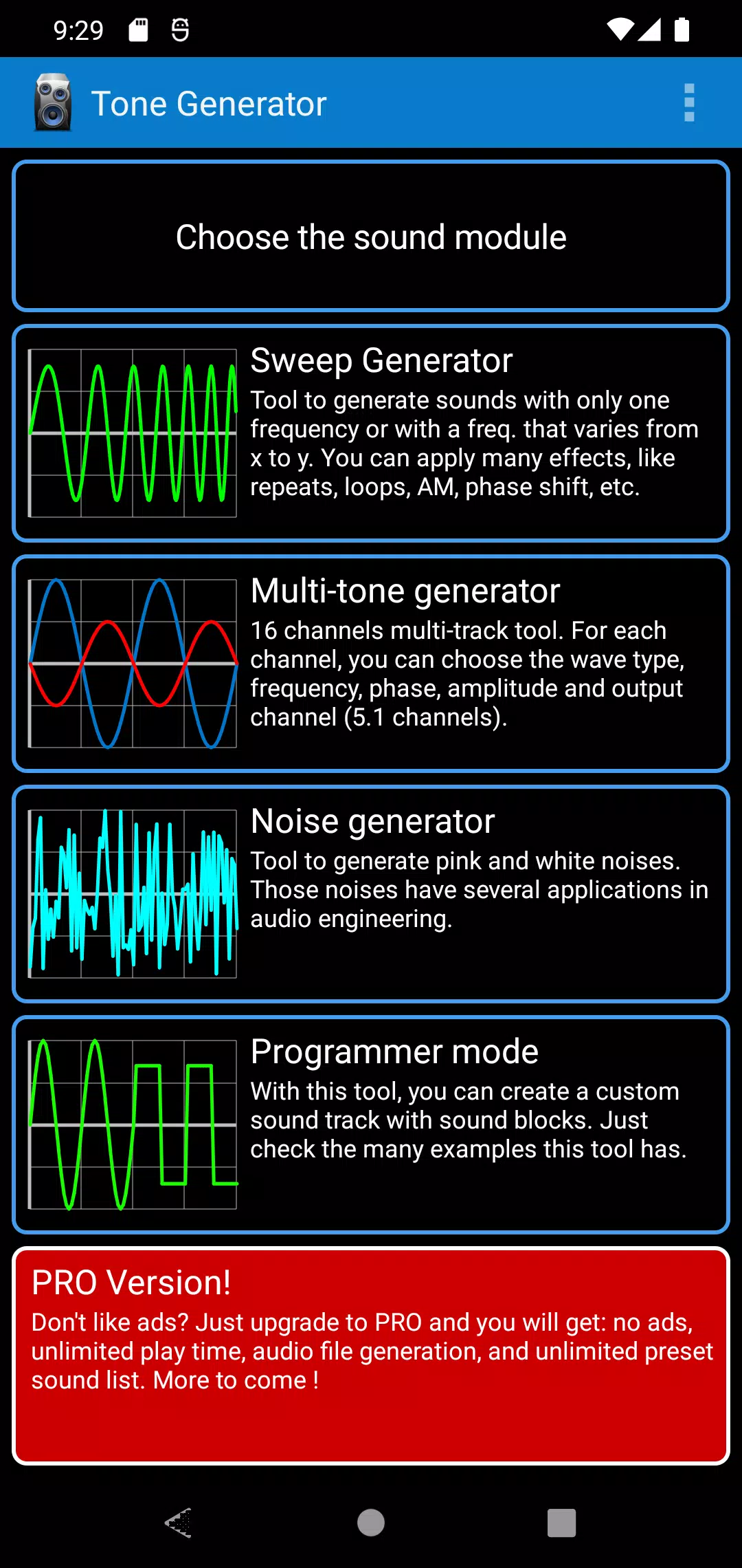 Tone Generator PRO APK for Android Download