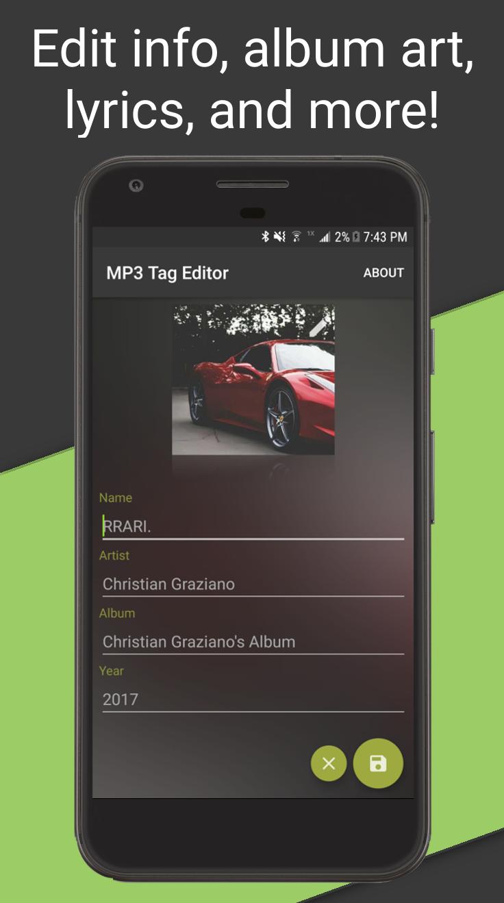 MP3 Tag Editor APK برای دانلود اندروید