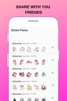 برنامه‌نما WAStickerApps Unicorn عکس از صفحه