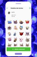 برنامه‌نما WAStickerApps Cats Crazy عکس از صفحه