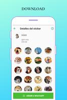 WAStickerApps Perros Locos captura de pantalla 2