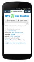 NYC Mta Bus Tracker syot layar 2
