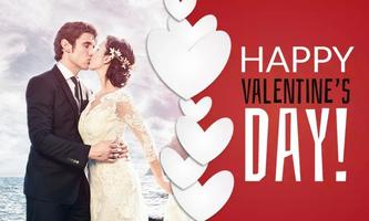 Valentine Day Photo Frame پوسٹر
