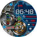 Cyborg Face: Animated Gears APK