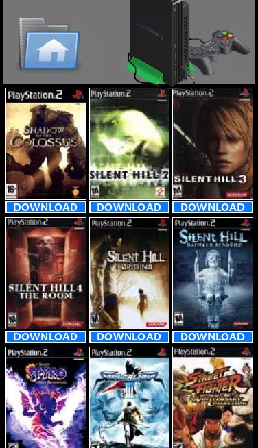 PSP PS2 PSX Rom Downloader APK for Android Download