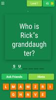 Rick Intelligence Quiz Affiche