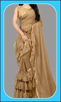 Women Fashion Ruffle Sarees ảnh chụp màn hình 1